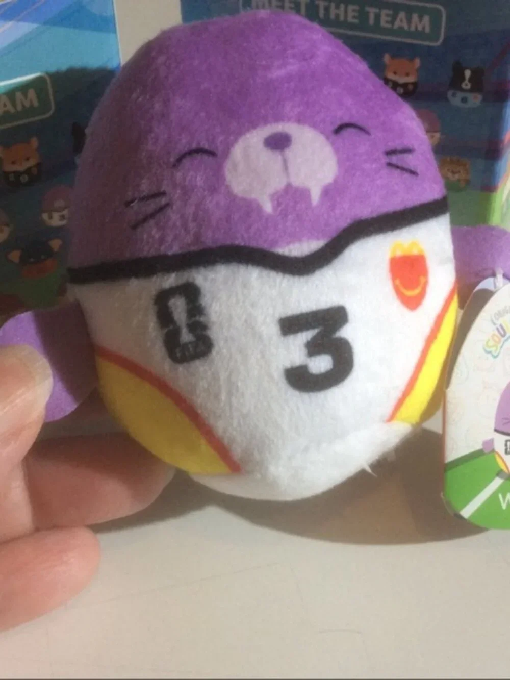 2 FIFA World Cup Soccer Squishmallows McDonald’s Happy Meal Winnie Bennie Plush